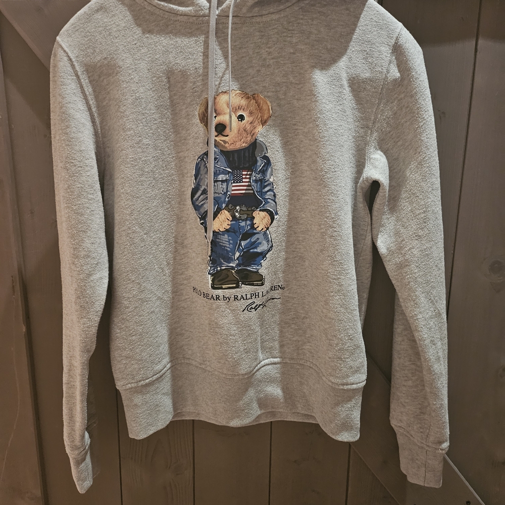 Ralph Lauren Light Gray Polo Hoodie